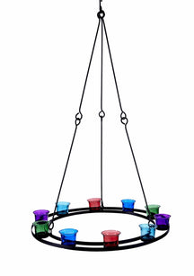 Single Tier Tea Light Chandelier