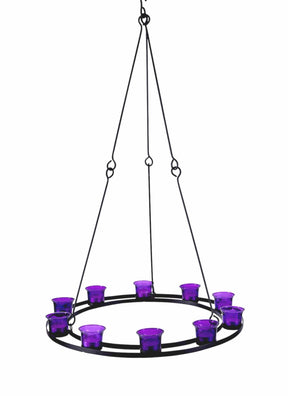 Single Tier Tea Light Chandelier