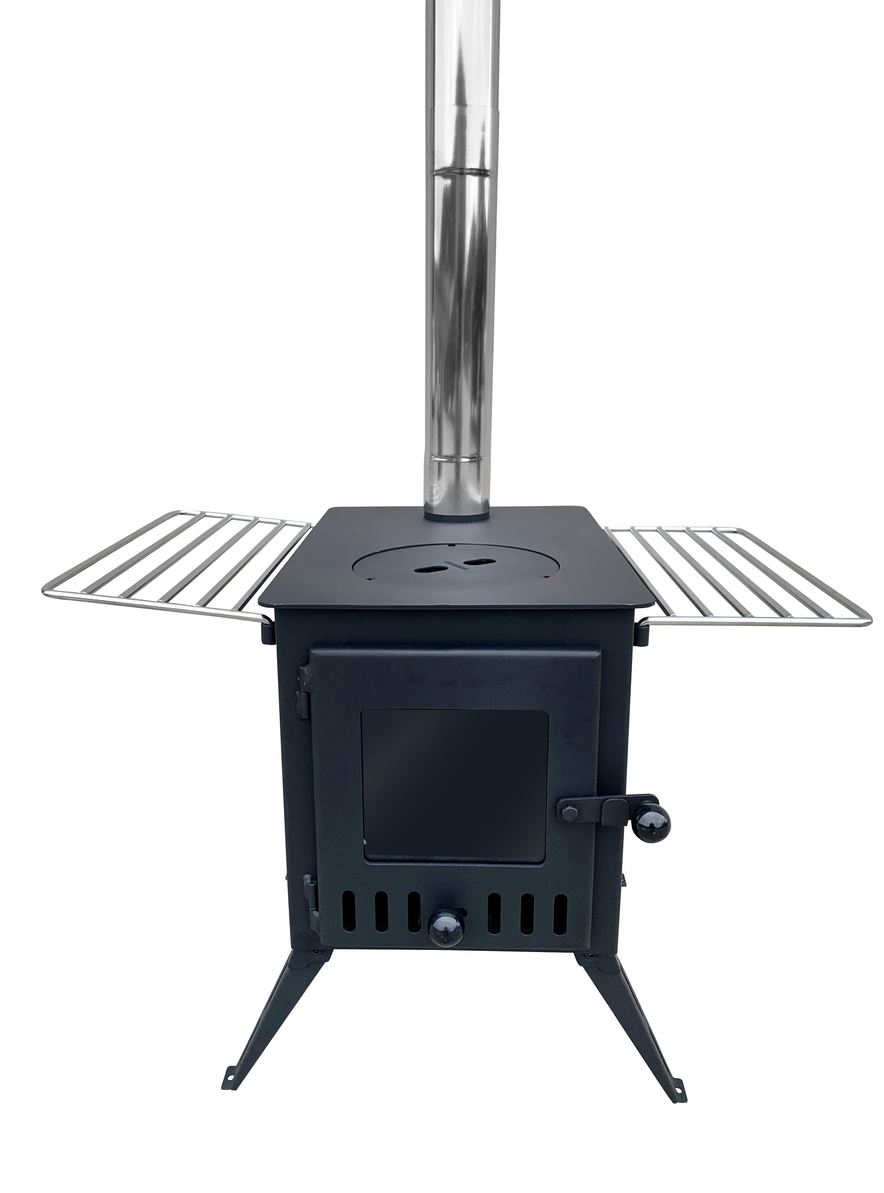 Outbacker® Firebox Vista Large Window Portable Tent Stove | 3.5kw 12kg