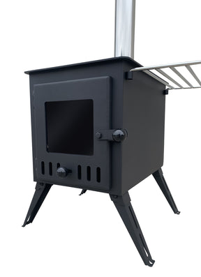 Outbacker® Firebox Vista Large Window Portable Tent Stove | 3.5kw 12kg