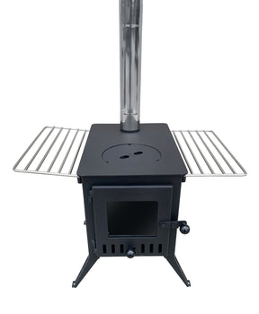 Outbacker® Firebox Vista Large Window Portable Tent Stove | 3.5kw 12kg