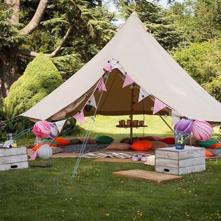 5m Bell Tent 285gsm 100% Natural Canvas