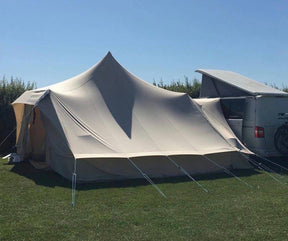 5m x 4m DubPod™ 'Adventurer' 285gsm 100% Natural Canvas | Camper Awning & StoveMate