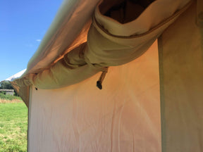 4.4m x 3m DubPod™ 'Roamer' 285gsm 100% Natural Canvas | Camper Awning & StoveMate