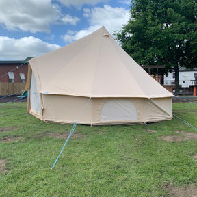 6m Bell Tent 285gsm 100% Natural Canvas | XL Walls & StoveMate