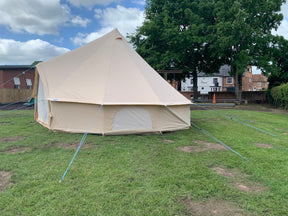 5m Bell Tent 285gsm 100% Natural Canvas | XL Walls & StoveMate