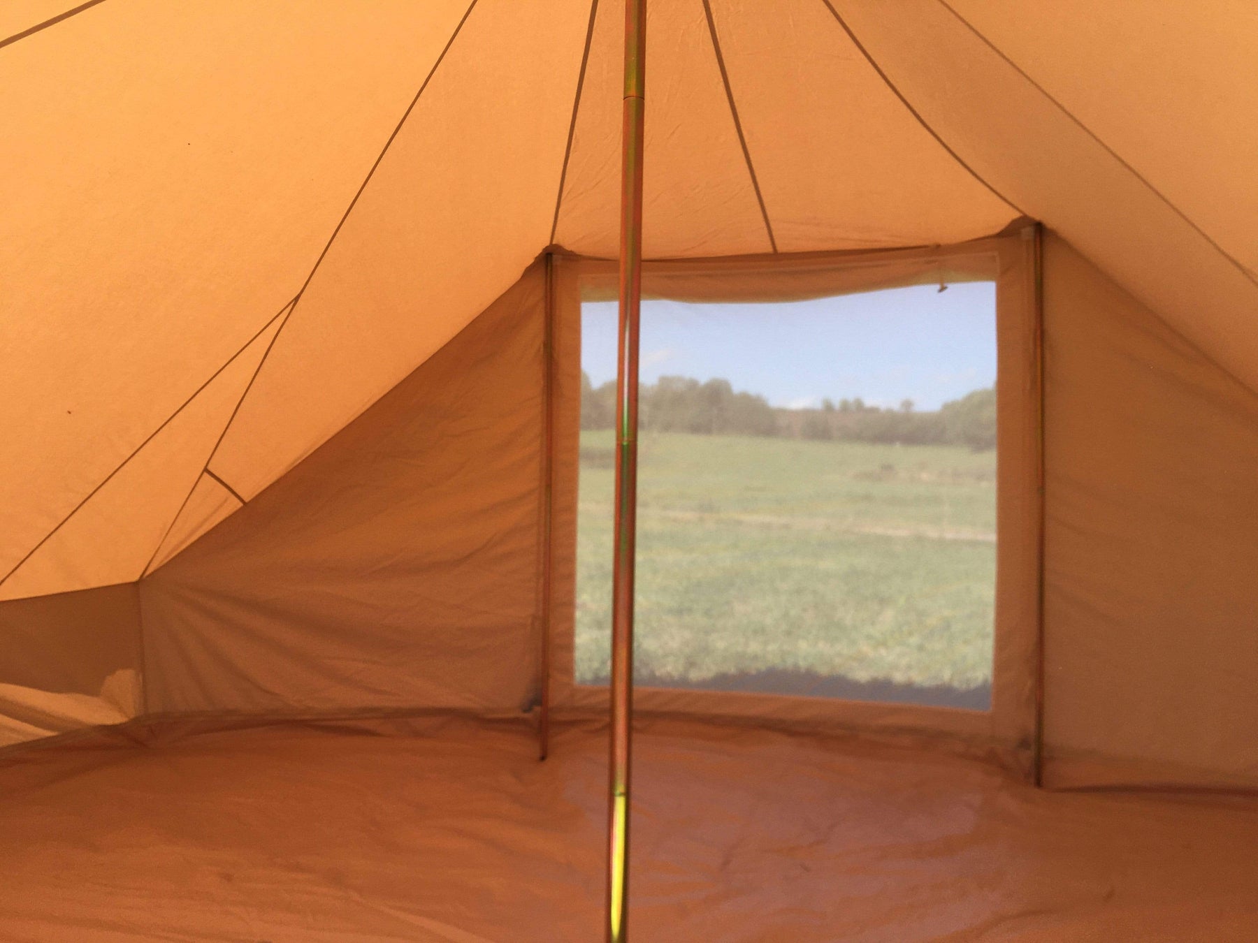 4.4m x 3m DubPod™ 'Roamer' 285gsm 100% Natural Canvas | Camper Awning & StoveMate