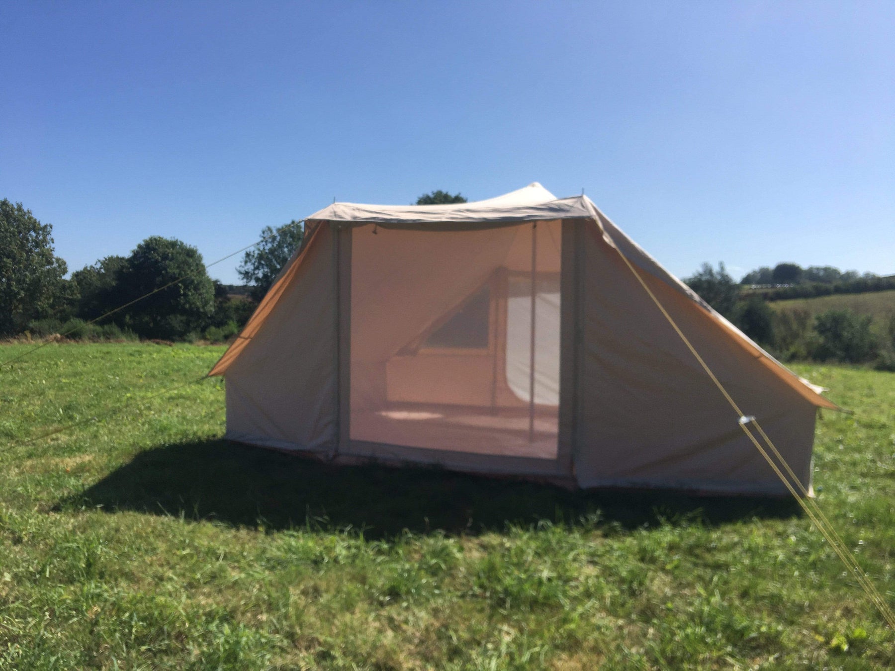 4.4m x 3m DubPod™ 'Roamer' 285gsm 100% Natural Canvas | Camper Awning & StoveMate