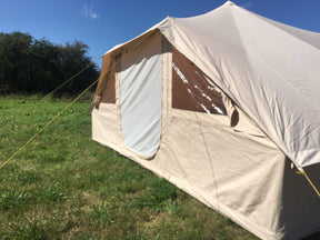 4.4m x 3m DubPod™ 'Roamer' 285gsm 100% Natural Canvas | Camper Awning & StoveMate