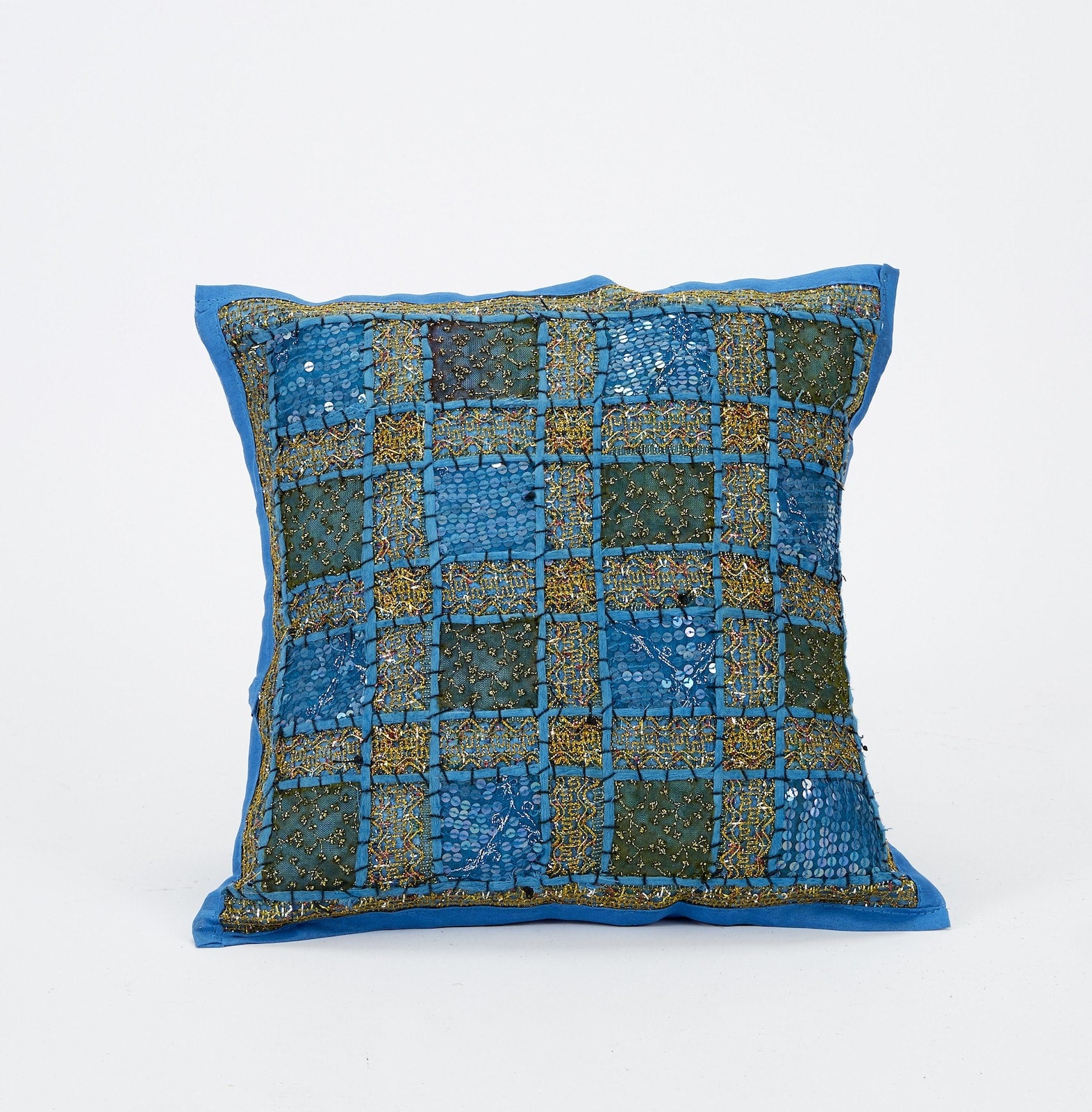 Medium Indian Patchwork Cushion Cover