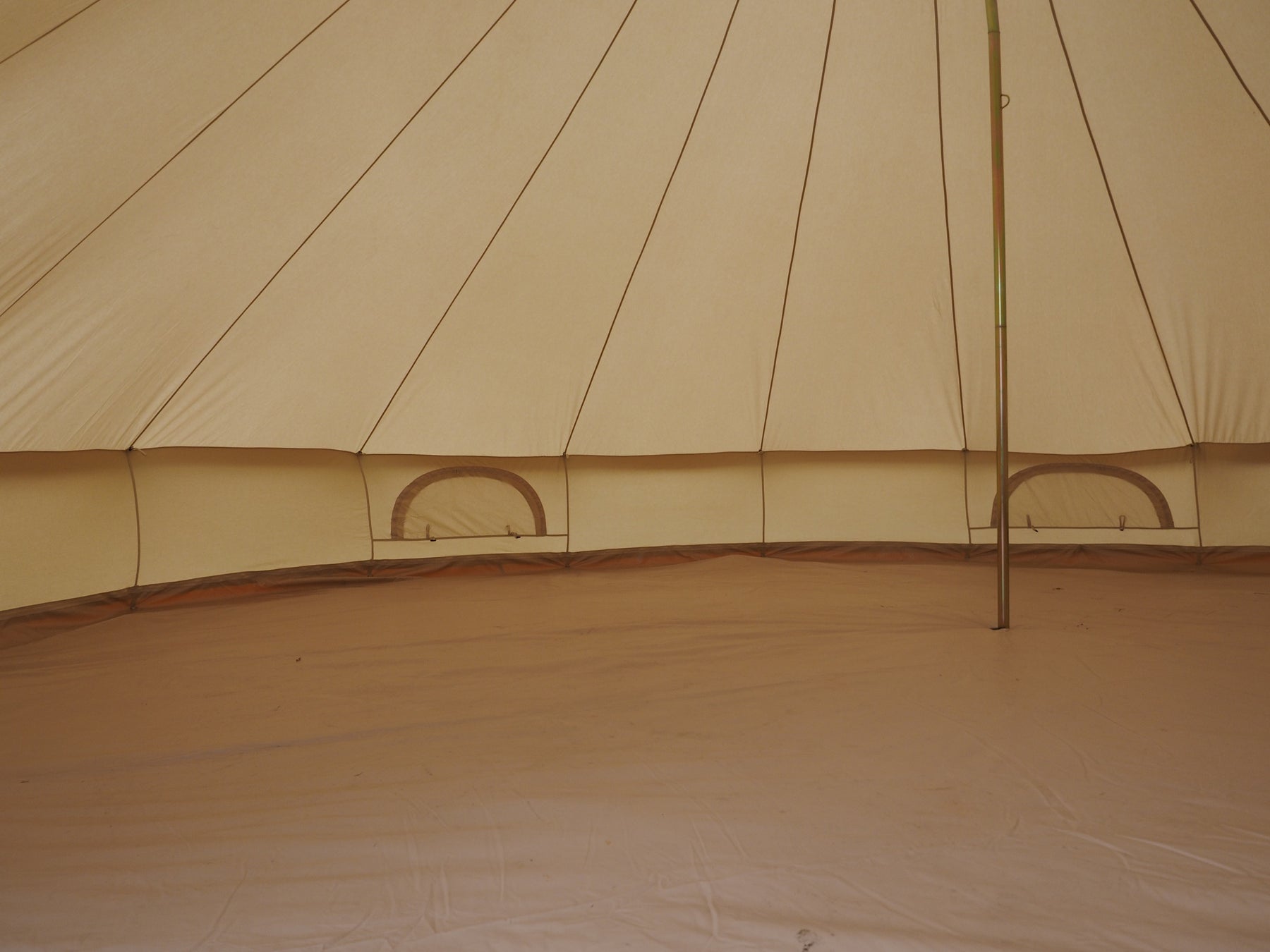 7m Bell Tent 285gsm 100% Natural Canvas