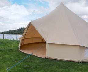 7m Bell Tent 285gsm 100% Natural Canvas