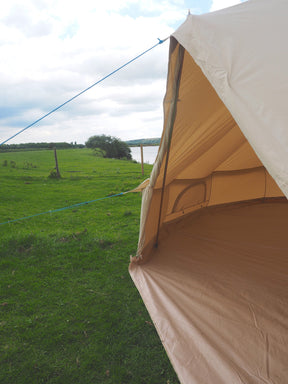 7m Bell Tent 285gsm 100% Natural Canvas