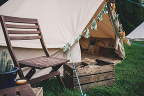 4m Bell Tent 285gsm 100% Natural Canvas | StoveMate