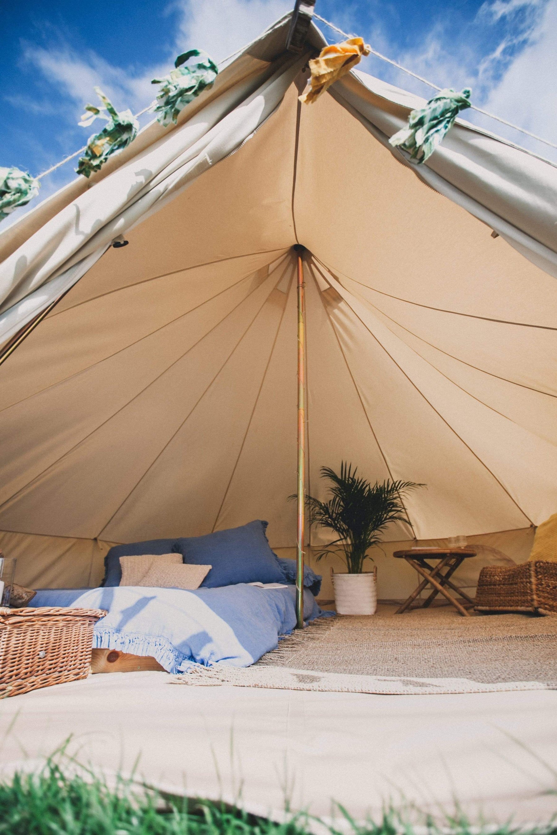 5m Bell Tent 285gsm 100% Natural Canvas | StoveMate