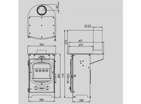 Go Eco Adventurer 5 Glamping Stove | 3.5kw